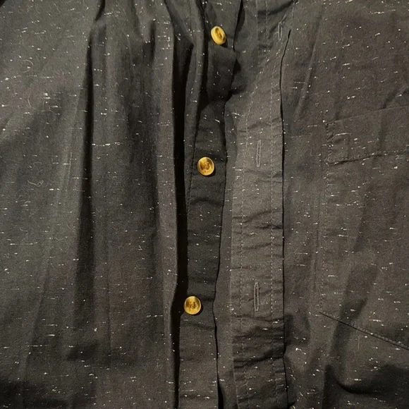 Old navy Dark Blue speckled with gray Button-Up Shirt - Picture 5 of 8